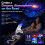 Night Light Projector, 5D Holographic Dynamic HD Projector Plug and  360 Adjustable Star Projector for Bedroom 6
