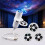 Night Light Projector, 5D Holographic Dynamic HD Projector Plug and  360 Adjustable Star Projector for Bedroom 9