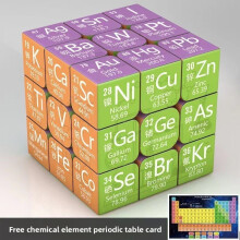 (Lab)Chemistry Puzzle Cube With Science Themes For Learning And Educational Gift
