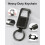 Keychain Tracker Works for  Find My (IOS Only) Key Chain Tracker Tag Heavy Duty Car Keychain 4