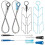 2Set Hydration Bladder Cleaning Kit with 3 Brushes & Drying Frame for Water Reservoir Backpack Hose Camping 1