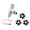 Night Light Projector, 5D Holographic Dynamic HD Projector Plug and  360 Adjustable Star Projector for Bedroom 1