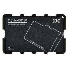 JJC Etui na Karty Pamięci Slim, Odporne na Wstrząsy, Upadki i Zarysowania, Odpowiednie dla Kart /Micro-/TF dla Entuzjastów Fotografii