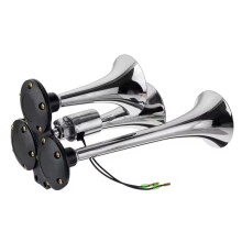 135DB Högljudd Tåghornssats - Universell 12V/24V Trippel Trumpet Lufthorn för Lastbilar, Bilar, SUV:Ar, Båtar, Traktorer, Husbilar