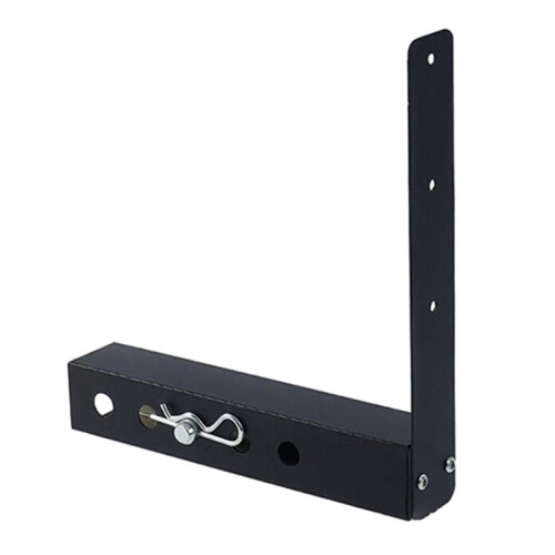 Suporte para Placa de Veículo Lento, Suporte para Placa de Sinalização de UTV Montado no Engate para Placas de Segurança de 14 Polegadas