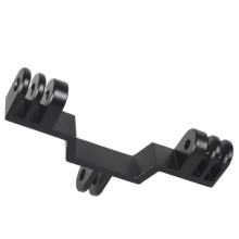 Dual Light Bracket Bridge Aluminum Connector Selfie Holder Tripod Adapter Flash Mount for 13 12 X4