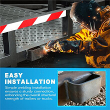 Heavy Duty Steel Weld Stake Pockets for Trailer & Truck Trailer Stake Pockets Fit Standard 2x4 Stakes