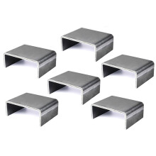 Heavy Duty Steel Weld Stake Pockets for Trailer & Truck Trailer Stake Pockets Fit Standard 2x4 Stakes