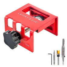 Deurslotfrees voor Bovenfrees, 1" X 2-1/4" Deurslotmal met Klembevestiging, Geschikt voor 1-3/8" en 1-3/4" Houten Deuren