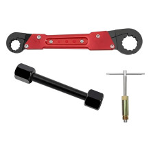 Compression Sleeve Puller Pipe Tool, 3-Piece Plumbing Kit with Angle Stop Wrench, 1/2" Puller for Valve Repair