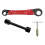 Compression Sleeve Puller Pipe Tool, 3-Piece Plumbing Kit with Angle Stop Wrench, 1/2" Puller for Valve Repair 1