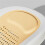 Foldable Infant Bath Rack Strong Suction Quick Drying Ergonomic  Support for Sink Bathtub Hip Washing Grey 3
