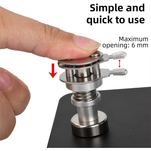 Magnetic Micro PCB Clip Electronic Production Welding Repair Motherboard Components Spring Clamp 1