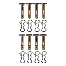 8PCS Shear Pin and Split Pin Kit for Snow Blower Shear Pin 738-04124A and 714-04040