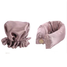 (Purple Pink)No Heat Silk Hair Curlers Set Heatless Curling Rod Headband Hair Styling Tools