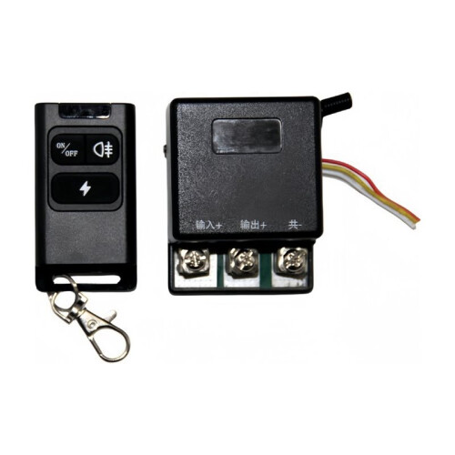433Mhz Wireless Remote Control  9-72V 80A 1CH Relay Receiver Controller 12V/24V Automotive Spotlight Remote