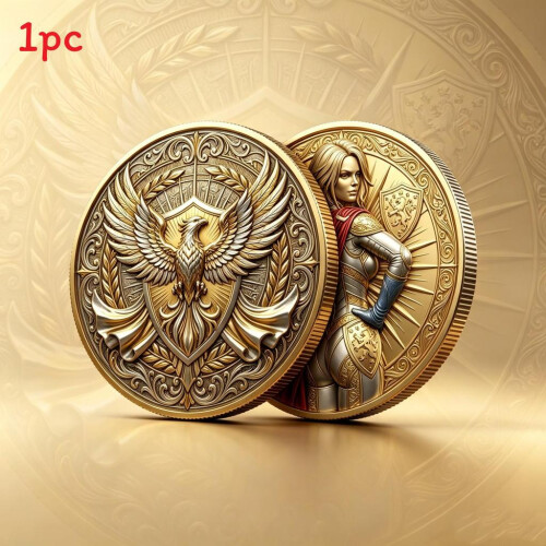 (StyleC)Alloy Commemorative Coin With Doublesided 3d Embossing For Gift Collection Party Use