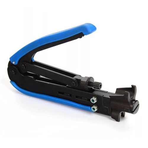 Coaxial Compression Tool Coax Cable Crimper Kit for RG6 RG59 RG11, Adjustable Crimper 2
