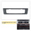 AC Control Panel Trim Bezel Center Console Air Condition Button Outer Frame Panel for  3 Series E90 E92 E93 2004-2012 6