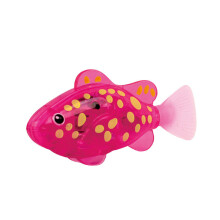 (Pink)Robot Lumineux LED Jouet Poisson Électrique Natation Poisson Imperméable Interactif Bain Jouets Enfants pour
