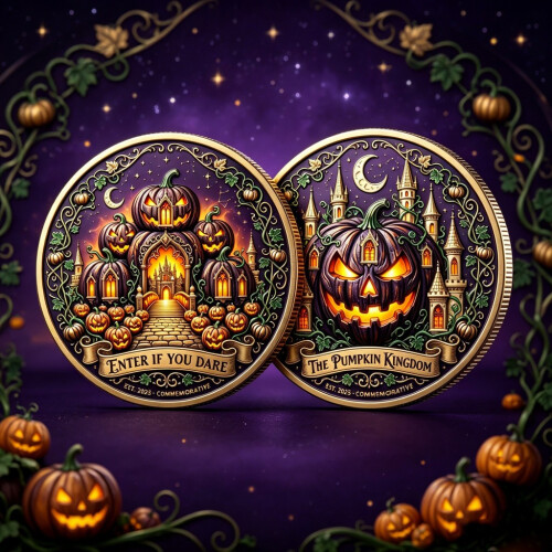 (StyleD)Alloy Commemorative Coin With Doublesided 3d Embossing For Gift Collection Party Use 1