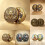 (StyleE)Alloy Commemorative Coin With Doublesided 3d Embossing For Gift Collection Party Use 21