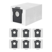 7 Stuks Stofzakken met Grote Capaciteit voor X60 Pro/Pro Ultra/Pro Master Robotstofzuiger - met Actieve Koolstof voor Geurcontrole