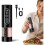 2in1 Electric Salt and Pepper Grinder Set,Rechargeable Automatic Mill with LED Light,One-Handed Operation,Adjustable 2