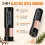 2in1 Electric Salt and Pepper Grinder Set,Rechargeable Automatic Mill with LED Light,One-Handed Operation,Adjustable 4