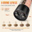2in1 Electric Salt and Pepper Grinder Set,Rechargeable Automatic Mill with LED Light,One-Handed Operation,Adjustable 5