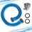 Heavy-Duty 1.5" Pool Pump Replacement Hose Kit - Thickened Threaded Pool Hose Above Ground Pool Hose Conversion Kit 2
