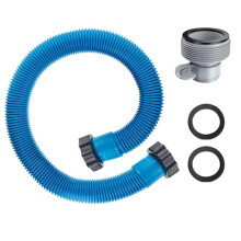 Zware 1,5" Vervangingsslang Kit voor Zwembadpomp - Verstevigde Draad Zwembadslang Boven Grond Zwembad Slang Conversiekit
