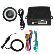 Alarmas RFID Universales de 12V para Automóviles con Kit de Inicio y Parada de Botón Pulsador, Sistema de Bloqueo Antirrobo Oculto con Inmovilizador