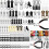 Zipper Repair Kit with Pliers, Universal Zipper Replacement Kit Includes Zipper Replacement and Pull, Use for Clothing 1