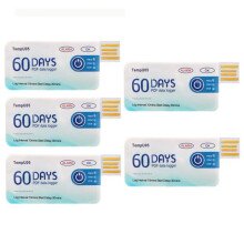 5 Stuks TempU05 60 Dagen USB Temperatuur Data Logger Wegwerp PDF Rapport Temperatuur Recorder voor Koudeketen Transport