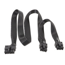 Cavo di Alimentazione PSU PCIE 12 Pin Maschio A Doppio PCIe 8 Pin (6+2) Maschio per Alimentatore Be Quiet