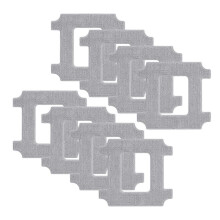 8 Lingettes de Nettoyage pour Robots Lave-Vitres Lubluelu CH00, CH01, CHYW201, CHYW200, Lingettes Réutilisables et Lavables
