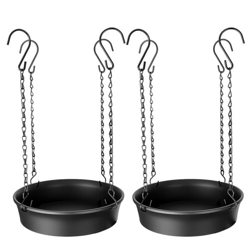 2pcs Adjustable Planter Inserts for Large Pots - Reduce Soil Filling with Sturdy PP Material for 10"-16" Planter