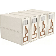 1set Foldable Fabric Storage Boxes, Ideal for Sheets, Duvet Covers, and Pillowcases,Bed Sheet Organizers