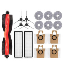 Ersatzteile für Saugroboter X20 Max D109GL: Hauptbürste, Seitenbürste, HEPA-Filter, Wischtuch, Staubbeutel