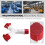 Y-Type Industrial Plug 16A 5 Pin 2 Way 220V IP44 Multi-Function Waterproof Industrial Field Plug Electrical Connector 6