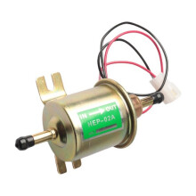 24V Universal Electric Fuel Pump Low Pressure Bolt Fixing Wire Petrol HEP-02A for Car Carburetor Motorcycle ATV