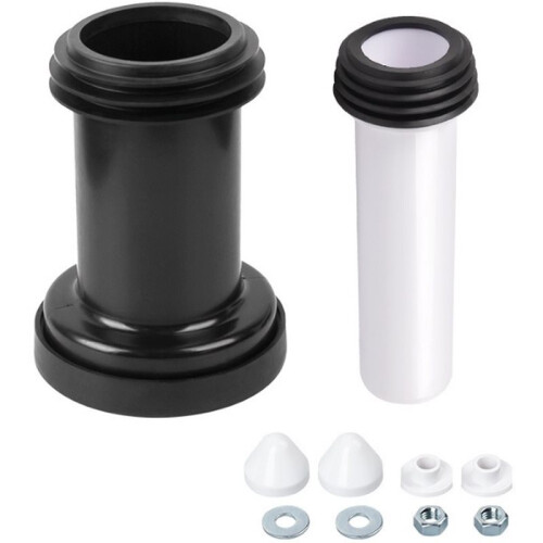 For Geberit Duofix Wall Hung WC Frame Pan Connection Pipe PE/PP Material and Satin Chrome Cover