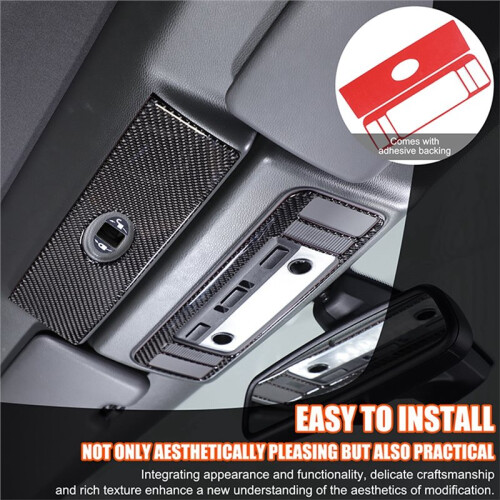 Car Front Roof Reading Light Frame Panel Trim Car Sticker Accessories for  6 Series E63 E64 2004-2009 1