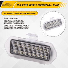 1 Paio di Luci LED Puddle Luce Bianca Sotto Specchio Lampada di Segnale di Parcheggio per Silverado 1500 per Sierra 1500