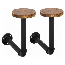2pcs Cowboy Hat Rack, Wall-Mounted Hat and Wig Rack, Rack-Suitable for Coats, Hats, Baseball Caps,Multifunctional Hanger