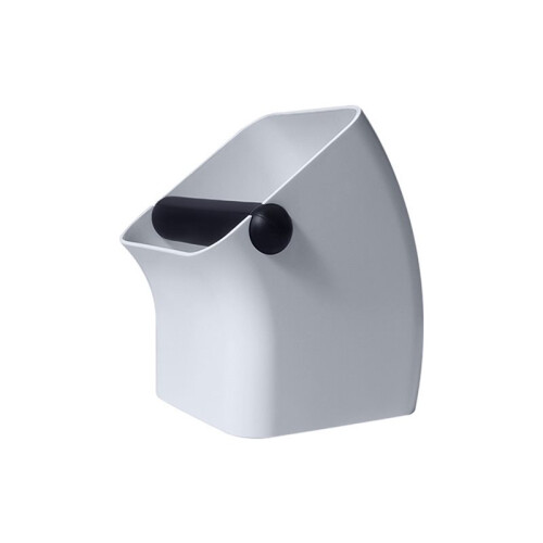 Coffee Knock Box,Square Espresso Waste Bin,Coffee Grounds Container with Knock Bar for Home Cafe Espresso Machine
