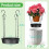2pcs Adjustable Planter Inserts for Large Pots - Reduce Soil Filling with Sturdy PP Material for 10"-16" Planter 6