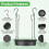 2pcs Adjustable Planter Inserts for Large Pots - Reduce Soil Filling with Sturdy PP Material for 10"-16" Planter 4