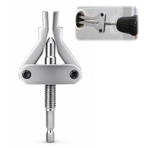 Pipe Extractor Tool Broken Thread Puller Hex Shank Power Drill for PPR PVC Plastic Pipes DN20/25/32 1/2″ 3/4″ 1″ Inch 1